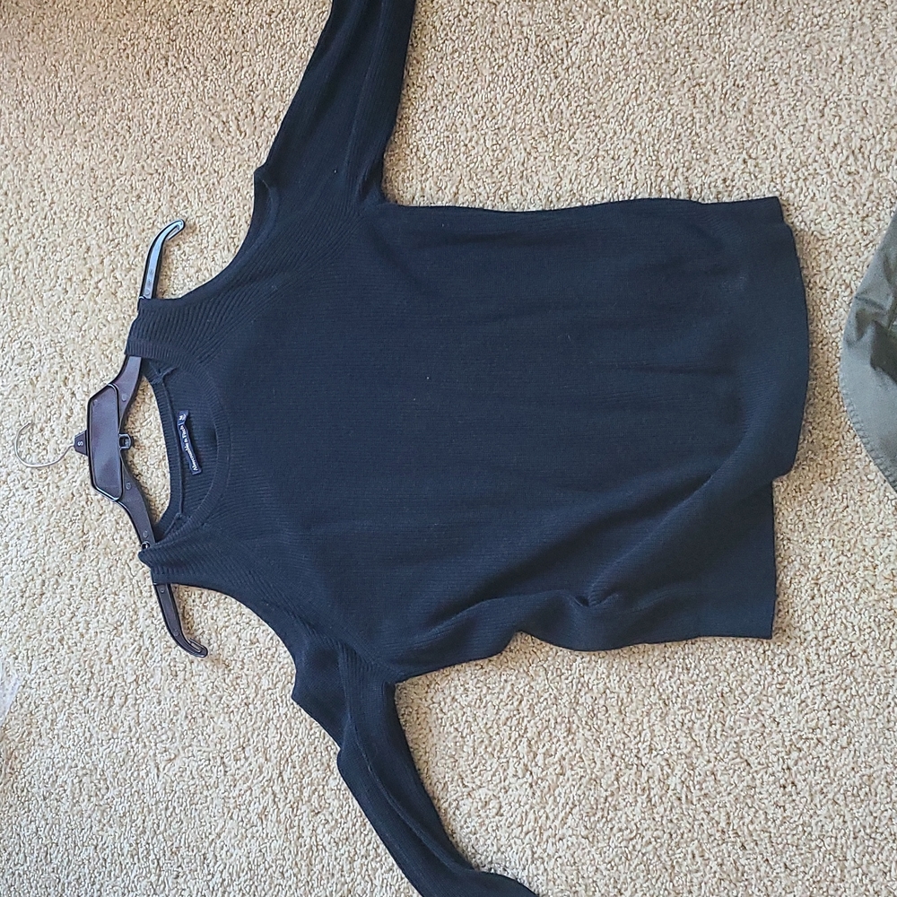 Cold shoulder sweater